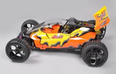 FG Buggy WB 535, 4WD, RTR, lakovaná karoserie karoserie