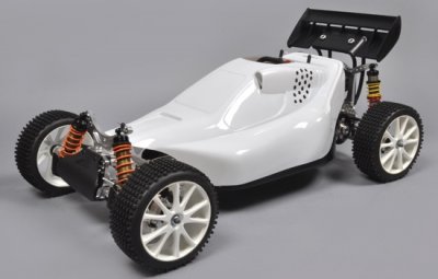 FG Leopard 2020 Competition Buggy, 2WD, čirá karoserie + centrální hydr. brzda