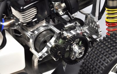 FG Leopard 2020 Competition Buggy, 2WD, čirá karoserie + centrální hydr. brzda