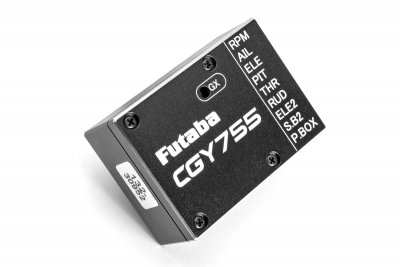 Futaba CGY755 s GPB1 FBL jednotka