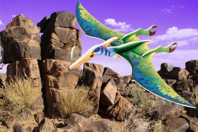 Pteranodon zelené házedlo