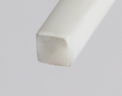 ABS čtyřhranný profil 2x2x1000mm, 10ks.