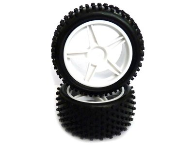 Gumy nalepené – Buggy 1:10, zadní, 2ks (Bílé)