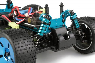 Himoto Truggy 1/16 RTR 2,4GHz Brushless - červená