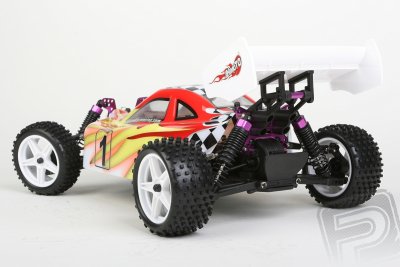 HiMOTO buggy Z-3 1:10 elektro RTR set 2,4GHz červená