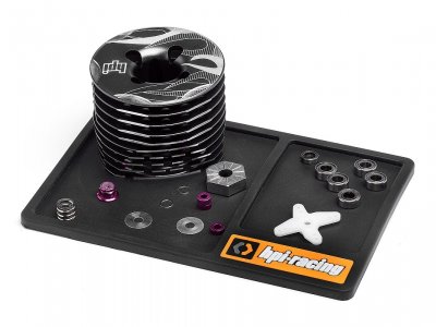 Malá pracovní gumová " HPI racing " deska (černá)