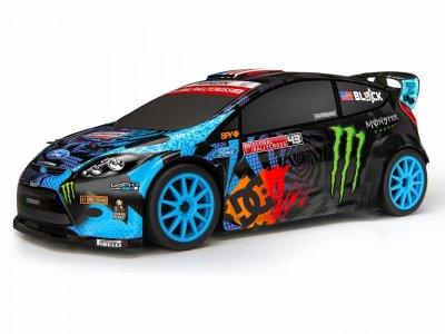 Micro RS4 Ford Fiesta RTR s 2,4GHz RC soupravou, kar. Ken Block