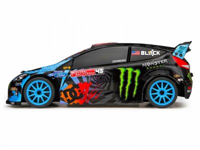 Micro RS4 Ford Fiesta RTR s 2,4GHz RC soupravou, kar. Ken Block