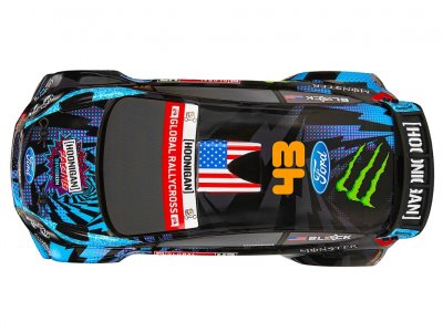 Micro RS4 Ford Fiesta RTR s 2,4GHz RC soupravou, kar. Ken Block