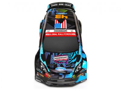 Micro RS4 Ford Fiesta RTR s 2,4GHz RC soupravou, kar. Ken Block