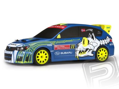 Micro RS4 Subaru WRX STI s 2,4GHz RC soupravou, kar. #11 Sverre Isachsen
