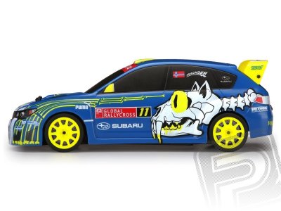Micro RS4 Subaru WRX STI s 2,4GHz RC soupravou, kar. #11 Sverre Isachsen