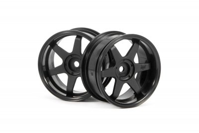 TE37 disky 26mm Černé (3mm offset) 2ks
