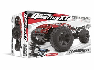 Quantum XT 1/10 4WD Stadium Truck - Červený