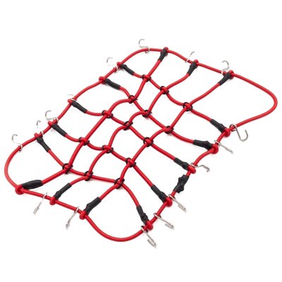 Bezpečnostní a upěvňovací síť pro expediční auta (200x110mm) - červená