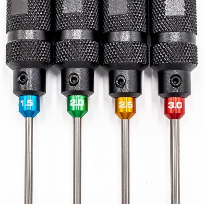 Sada nářadí, imbusový šroubovák (1,5, 2.0, 2.5, 3,0mm)