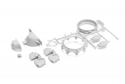 Maketa motoru Wright J-5 1/6, přední kroužek válců s průměrem válců cca. 178mm