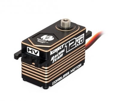 KONECT RACING HiVOLT CORELESS Digital servo LOW PROFILE (12 kg-0,07s/60°)