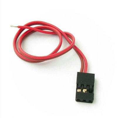 JR konektor s kabelem 200mm, 22AWG/0,32mm (samec), 1 ks.
