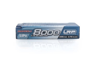 P4 1/12 Ultra LCG GRAPHENE-2 8000mAh Hardcase battery - 3.7V LiPo - 120C/60C