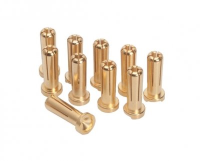 5mm/G5 Gold Works Team/zlaté konektory, 10 kusů
