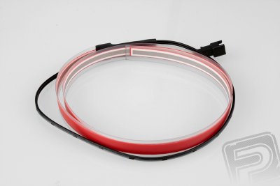 Svíticí páska 60 cm (šíře 6 mm) červená
