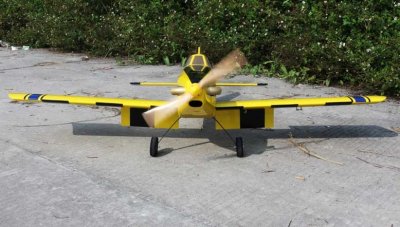 65" Turbo Duster - žlutá/modrá 1,65m