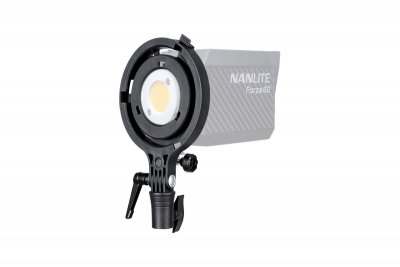Nanlite Forza 60 s držákem baterií a Bowens adaptérem
