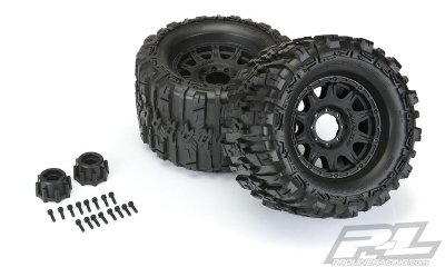 Trencher HP 3.8" All Terrain nalepená guma, černý disk (2 ks.)