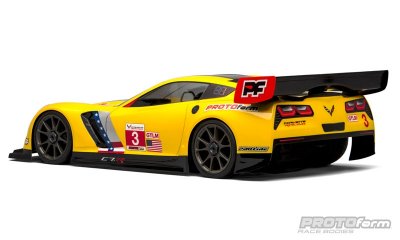 Chevrolet Corvette C7.R čirá karoserie (GT2) - dlouhý rozvor
