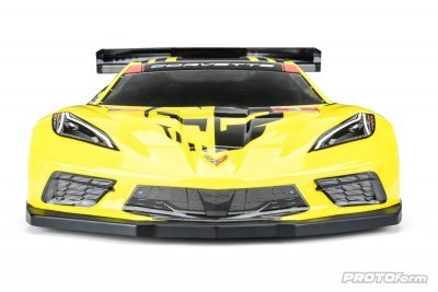 CHEVROLET CORVETTE C8 čirá karoserie pro 1/12 placky
