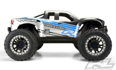 Karoserie čirá, předříznutá, 2017 Ford Raptor pro TRAXXAS X-MAXX