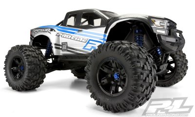Karoserie čirá, předříznutá, 2017 Ford Raptor pro TRAXXAS X-MAXX