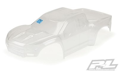 Karoserie čirá, předříznutá, 2017 Ford Raptor pro TRAXXAS X-MAXX