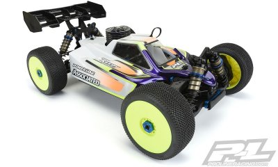 Karoserie čirá Axis AE RC8B3.2 & AE RC8B3.2e