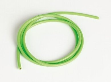 Silikonový kabel 2,6qmm, 13AWG, 1metr, zelený