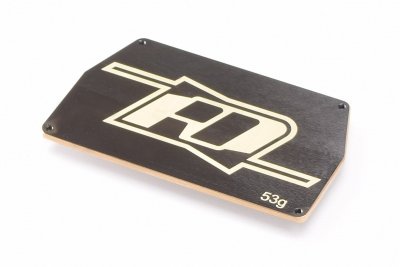 B6 mosazná deska elektroniky, 53g, černá, 1 ks.