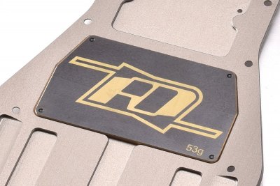 B6 mosazná deska elektroniky, 53g, černá, 1 ks.