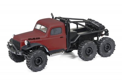Atlas 6x6 1:18 RTR - červený