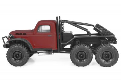 Atlas 6x6 1:18 RTR - červený