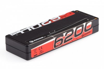 RUDDOG Racing 6200mAh 150C/75C 7.4V LCG Stick Pack - EFRA