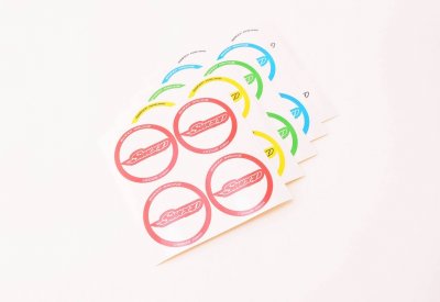 Sweep QTS nalepené gumy 32deg na BBS černých diskách (4 ks.· 5 barevných kroužků)