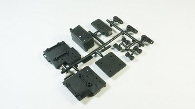 SWORKz S35-2E/3E plastový box pro přijímač a přijímačové baterky, 1 sada