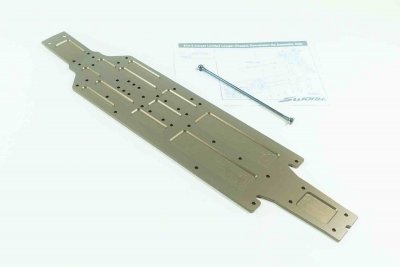 SWORKz S14-3 hliníkové šasi, konverze + 7mm delší, včetně kardanu 109,5mm, 1+1 ks.