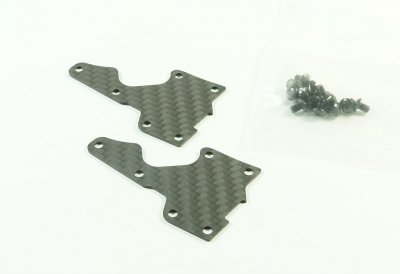 SWORKz uhlíková vzpěra spodní předního ramena, 1,5mm, včetně šroubů, 2 ks.