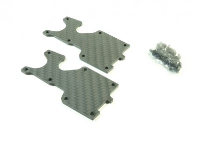 SWORKz uhlíková vzpěra spodní zadního ramena, 2,0mm, včetně šroubů, 2 ks.