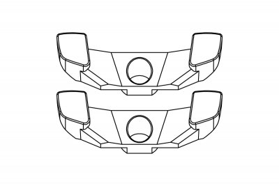 Turbo Racing přední světla C71 2ks