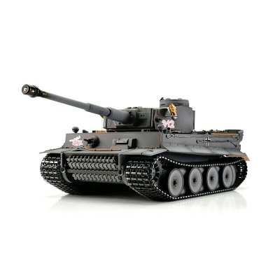 TORRO tank PRO 1/16 RC Tiger I dřívejší verze šedá kamufláž - infra IR - Servo