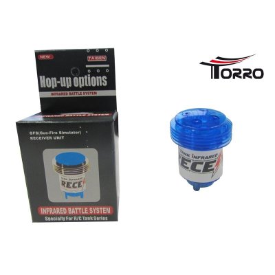 TORRO tank PRO 1/16 RC Tiger I střední verze vícebarevná kamufláž - infra IR - Servo