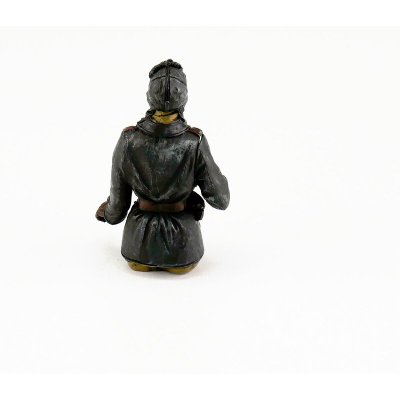 1/16 půl figurka sovětského velitele tanku T-34 z 2 sv. války, ručně malovaný